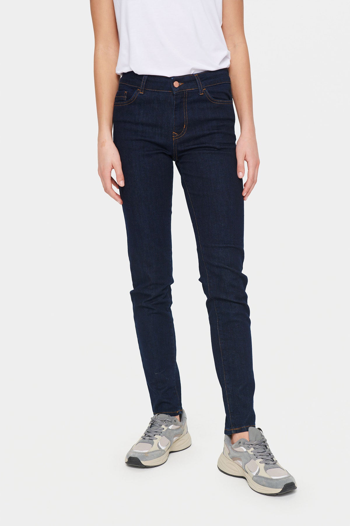 MollySZ MW Slim Jeans Dark Blue Denim - 30510050