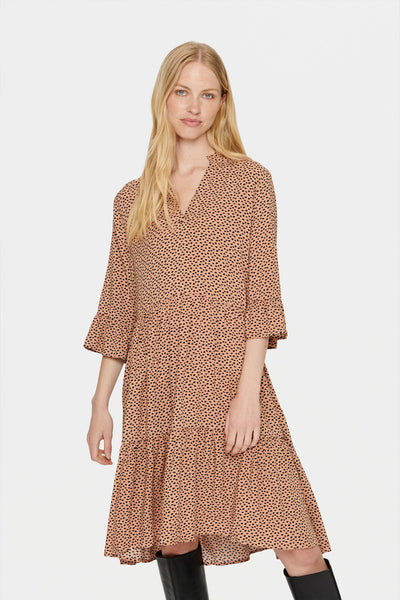 EdaSZ Dress Tan Pebbles - 30510220 Thumbnail