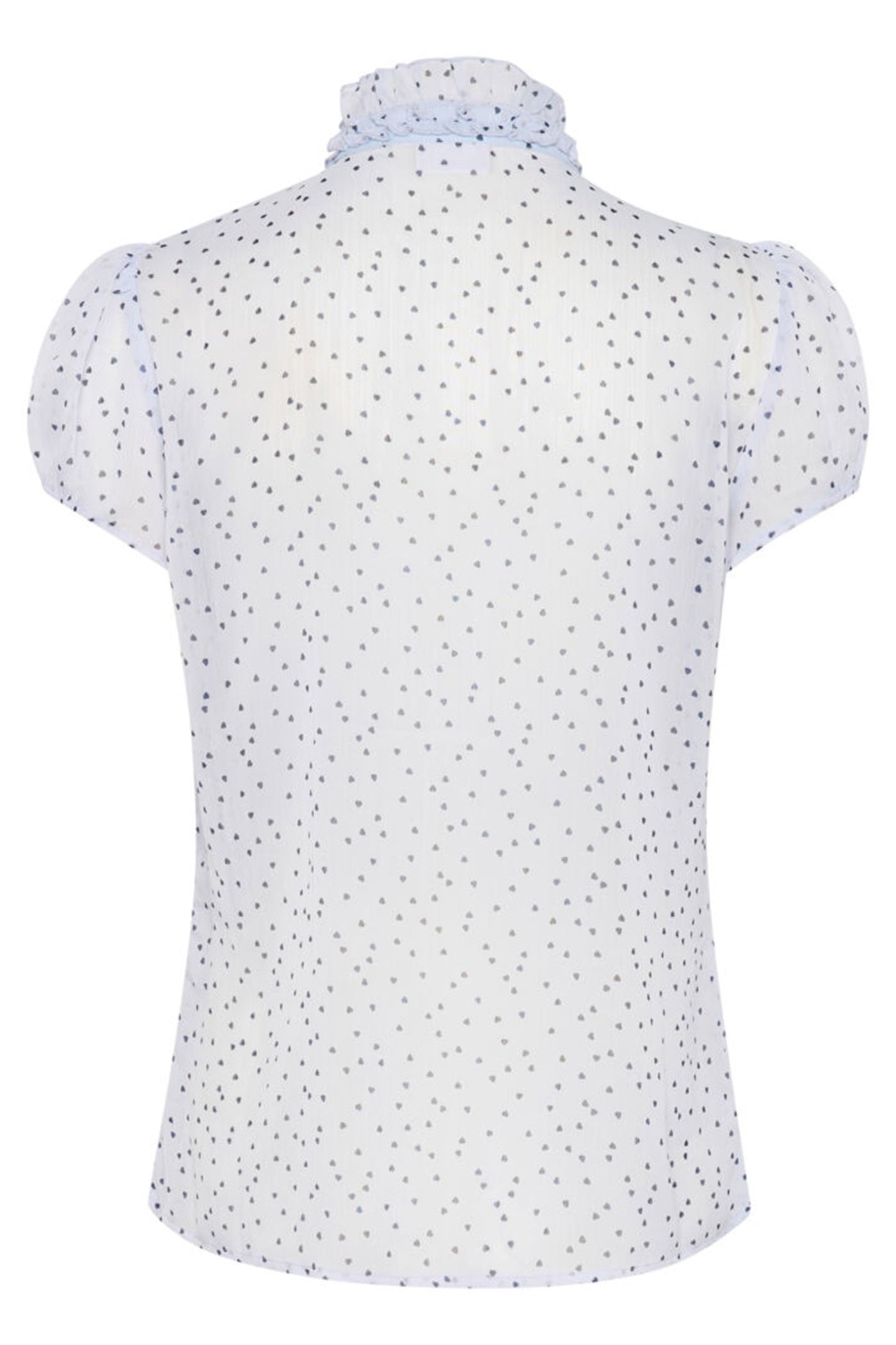 LiljaSZ Crinkle SS Shirt Heather NightSky Harts - 30512464