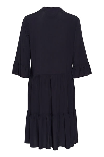 EdaSZ Solid Dress Blue Deep - 30510671 Thumbnail