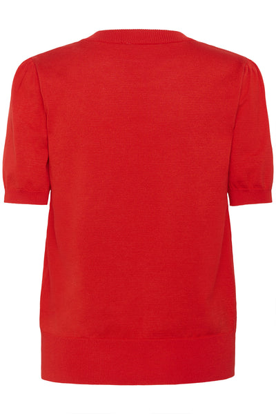 MilaSZ SS Pullover Flame Scarlet - 30511788 Thumbnail
