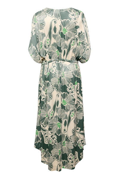 VaukaSZ Maxi Dress Sagebrush G. Big Soft Flower - 30512711 Thumbnail