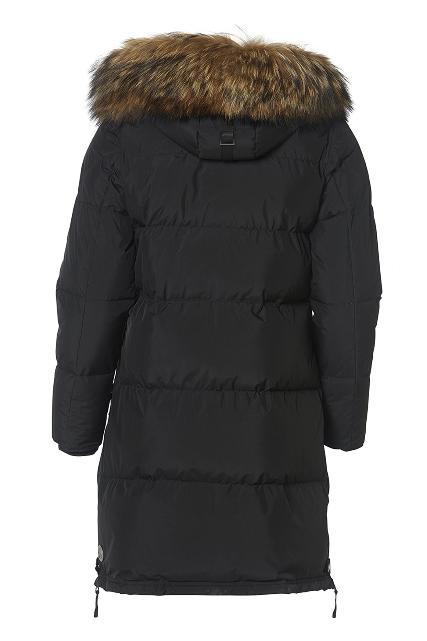 Elita with real fur Black. - 2010-500R