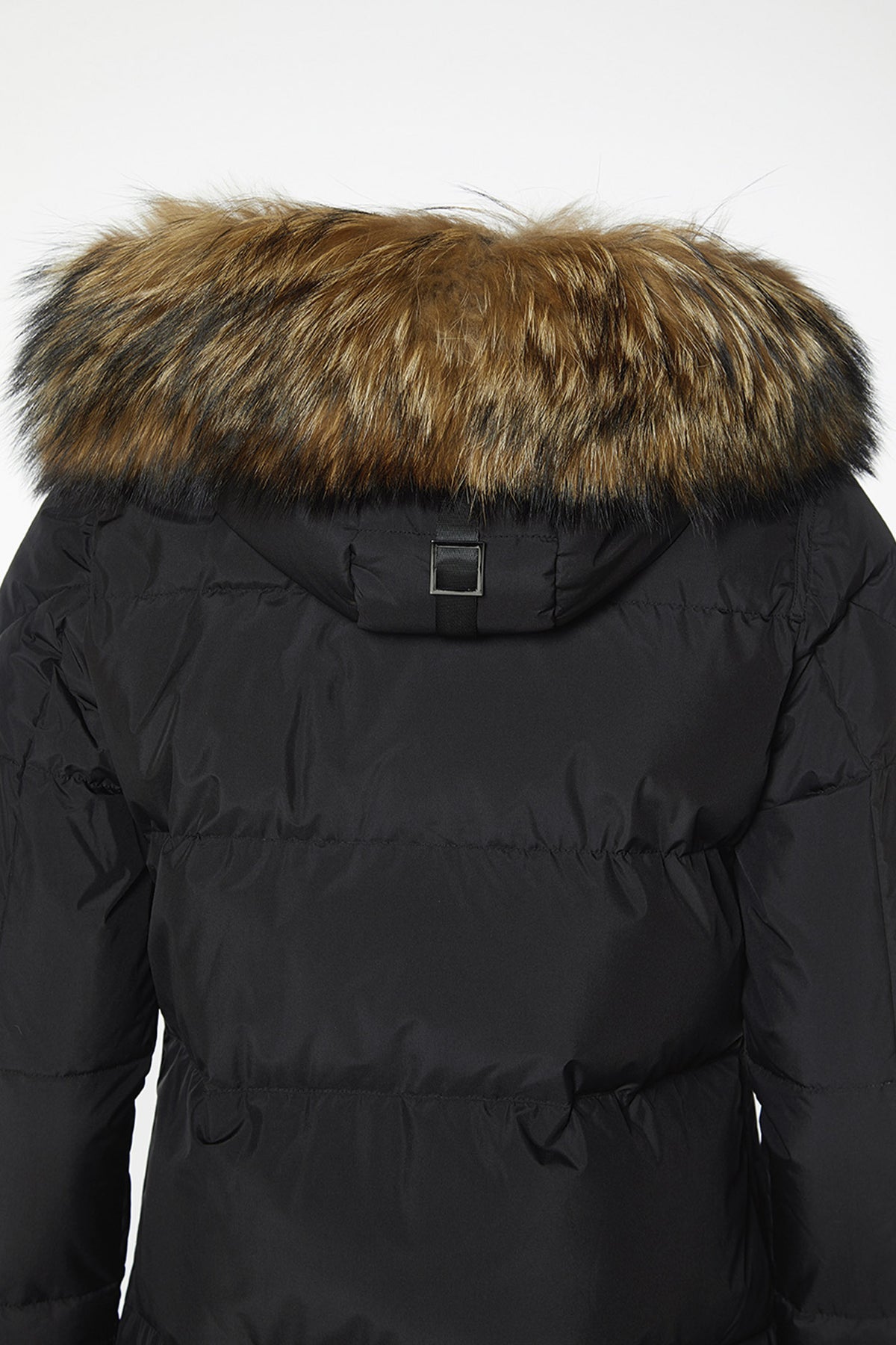 Elita with real fur Black. - 2010-500R