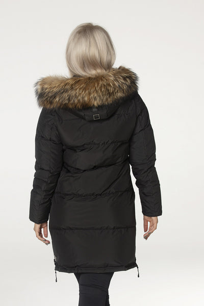 Elita with real fur Black. - 2010-500R Thumbnail