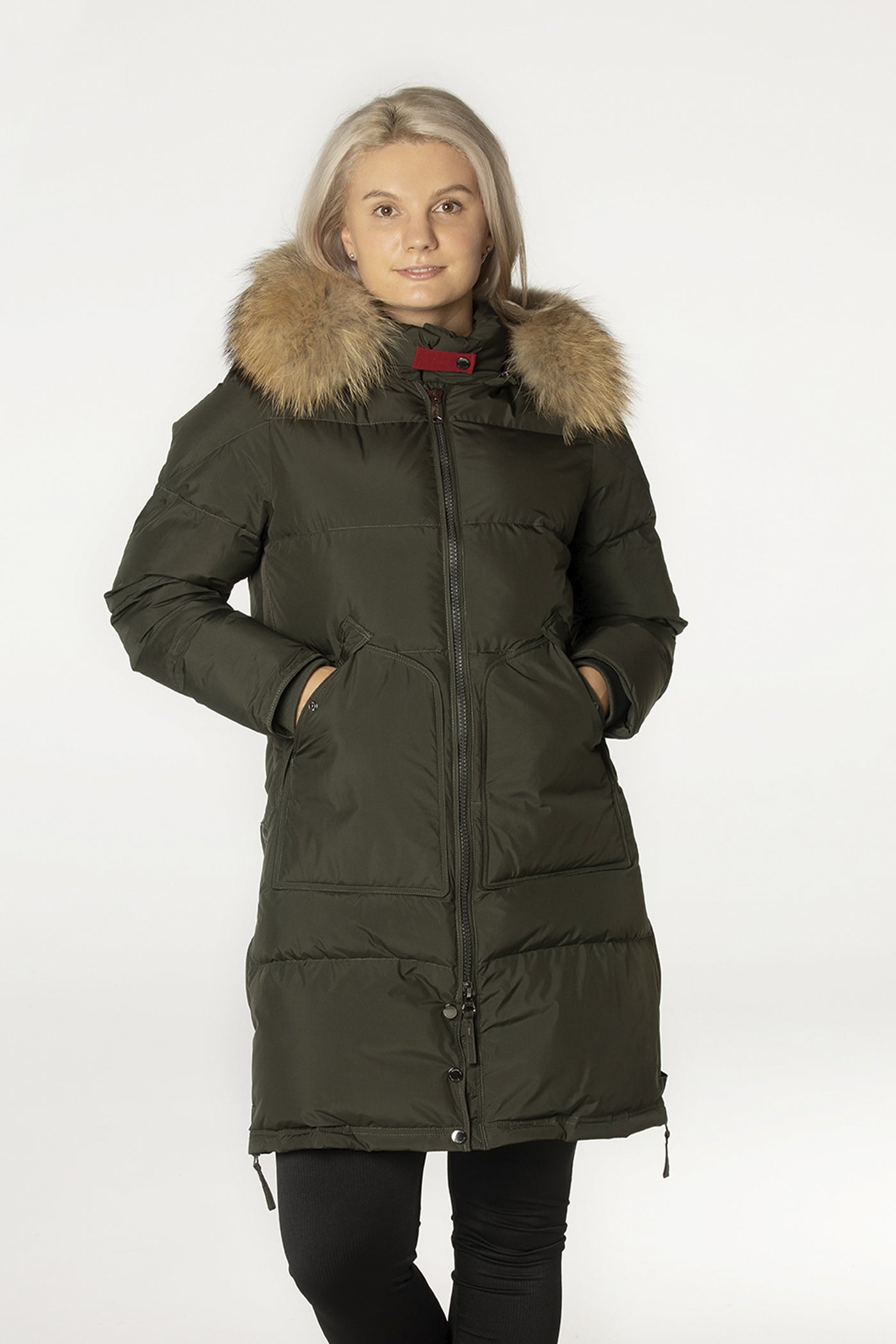 Elita with real fur Army. - 2010-500R