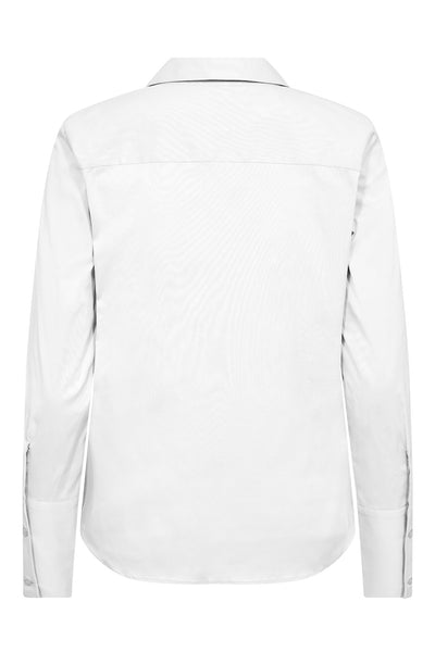 MMSybel Satin Shirt White - 157840 Thumbnail