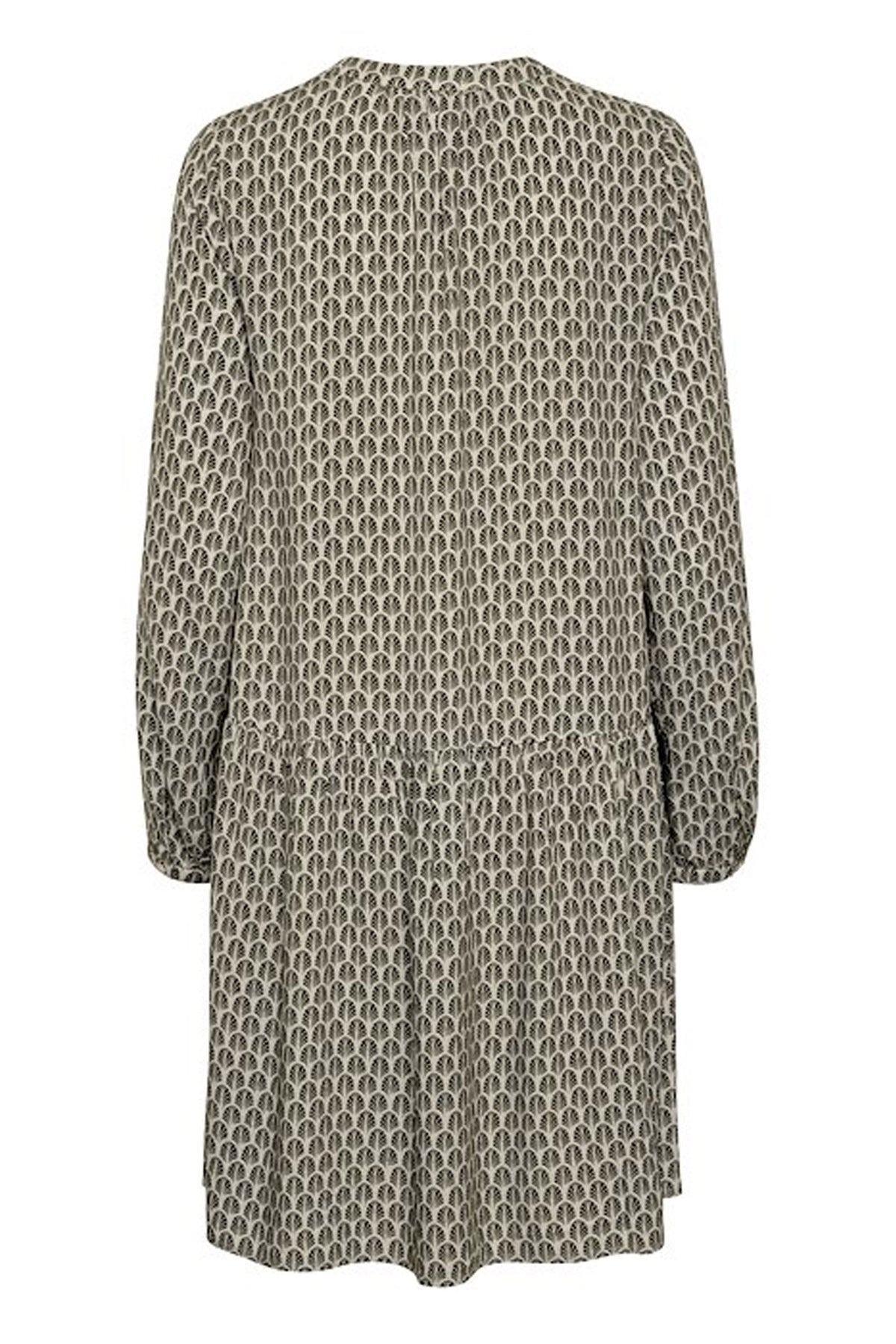 AlliePW DR Black Graphic Leaf Print - 30308320
