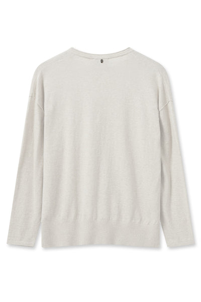 MMTani V-neck Knit ECRU Thumbnail