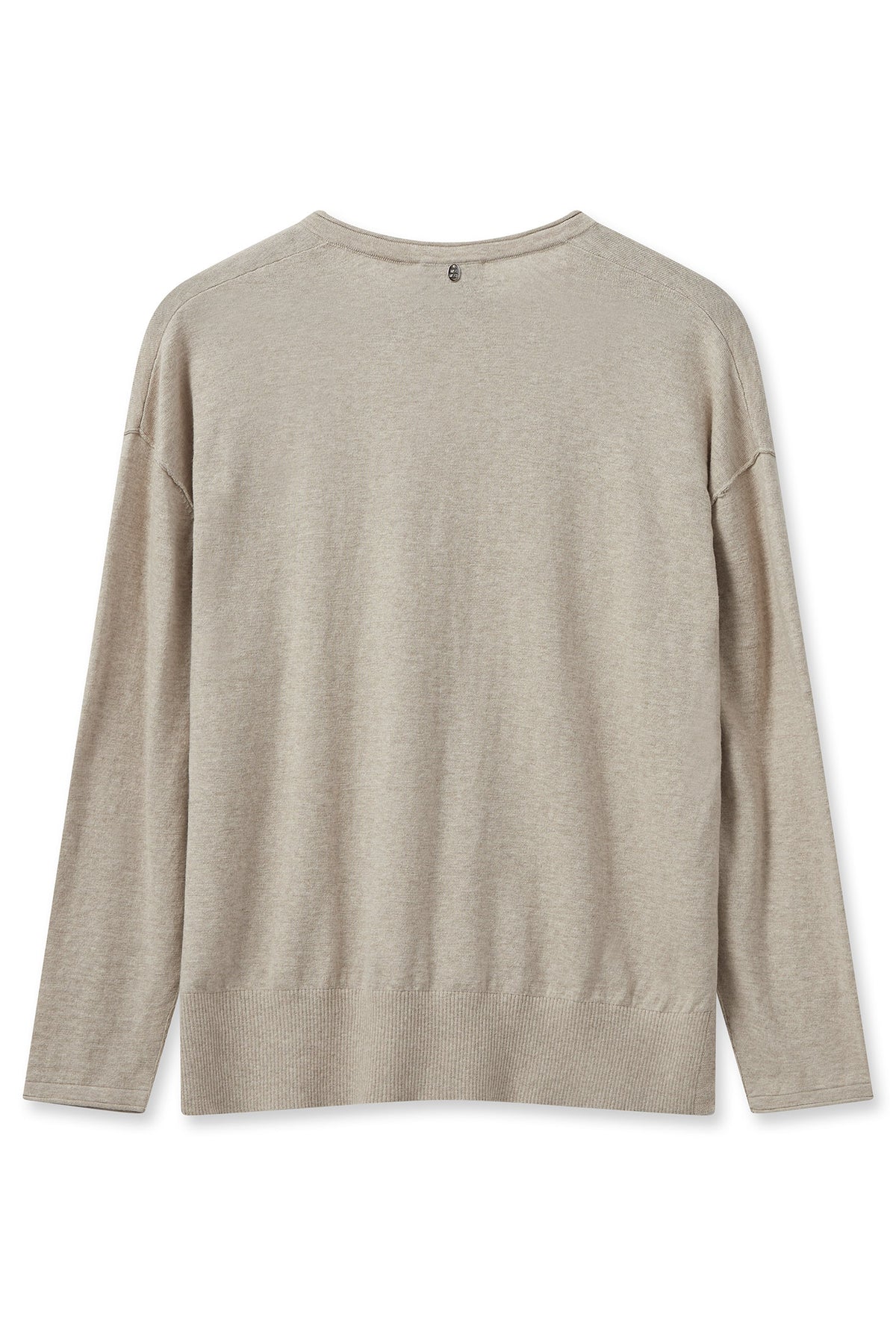 MMTani V-neck Knit CEMENT