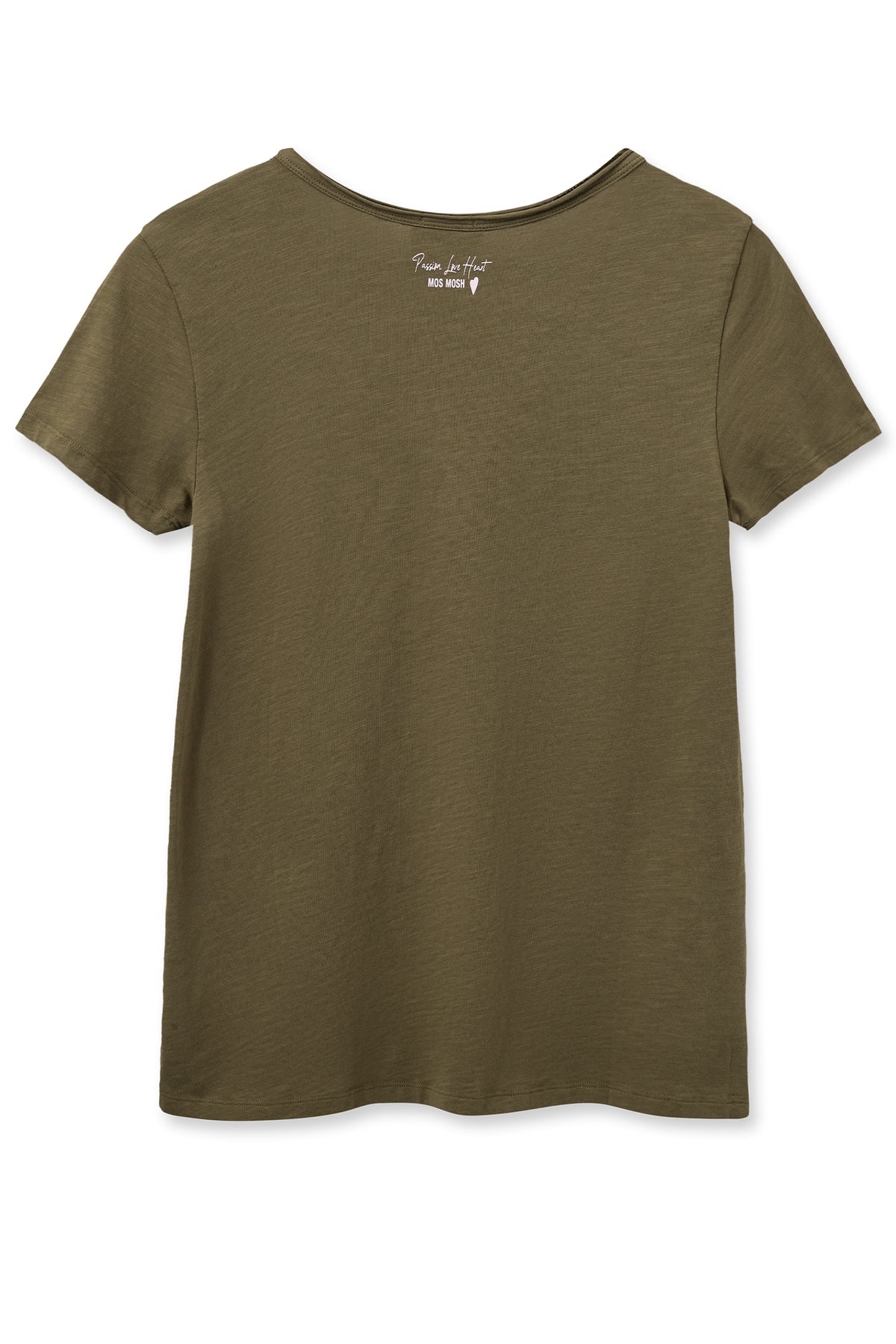 MMTulli V-SS Basic Tee BURNT OLIVE - 160920