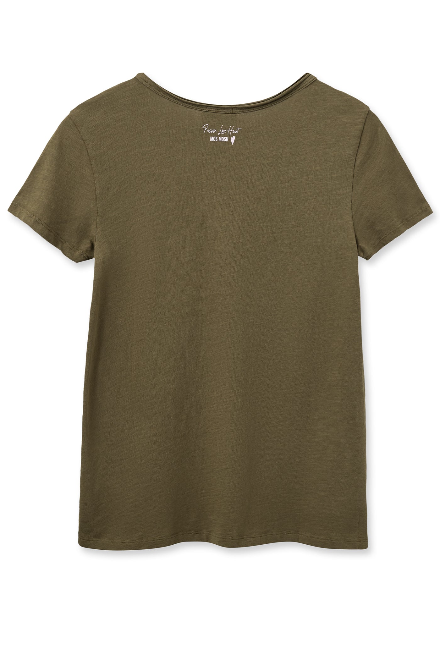 MMTulli V-SS Basic Tee BURNT OLIVE - 160920
