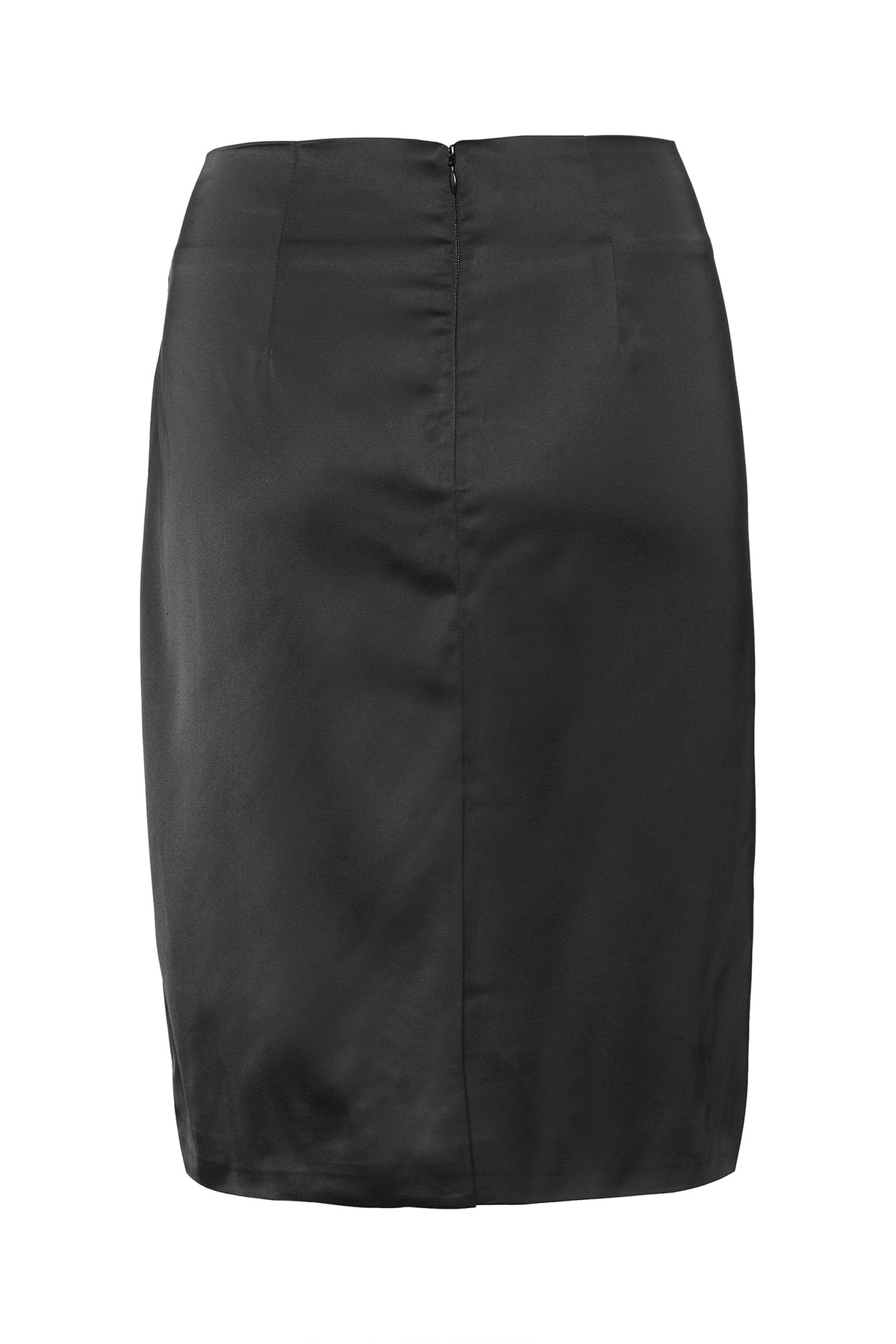 ZilkyIW Drape Skirt Black - 30108855