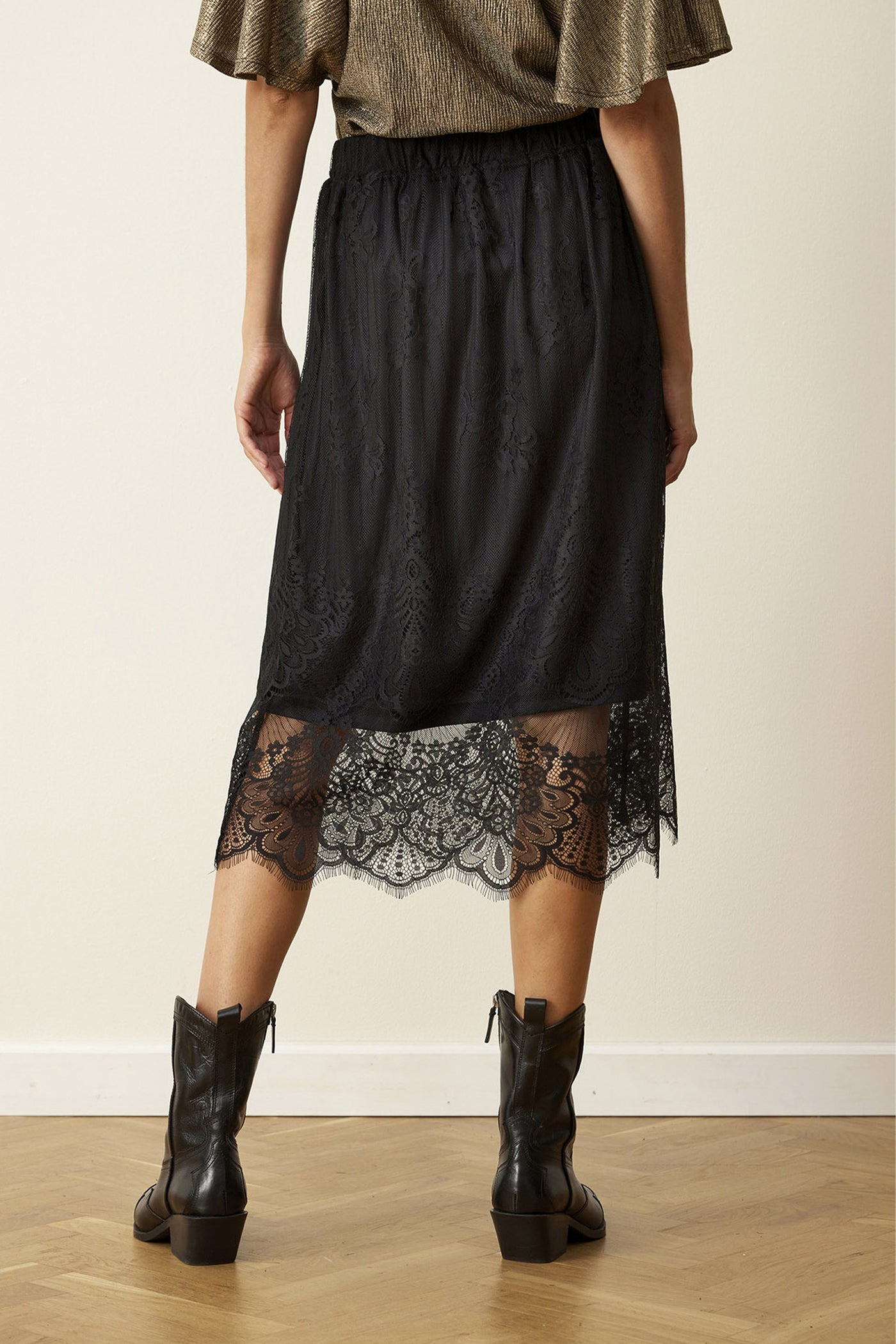 Paula skirt SORT - 15938