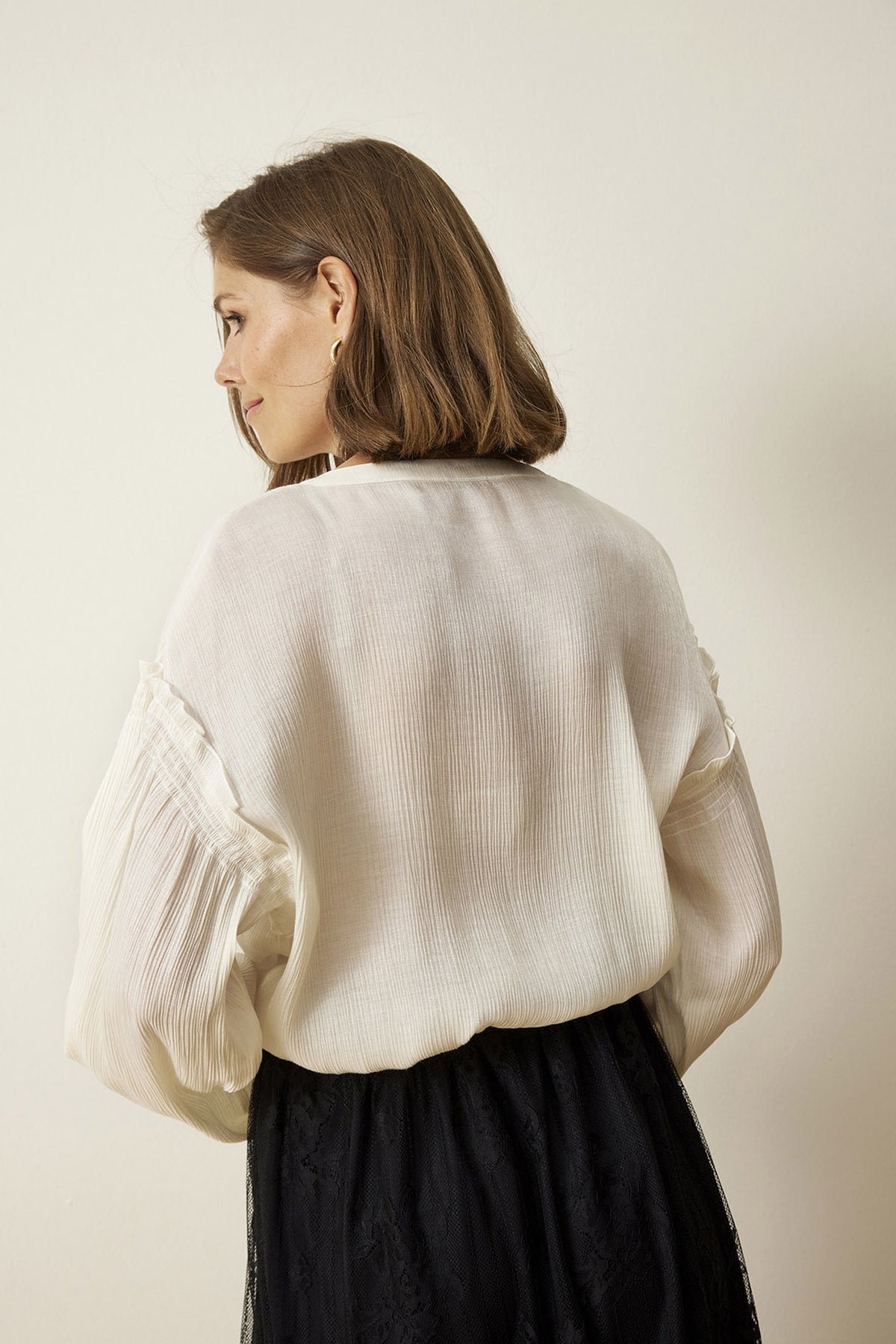Lilla blouse OFF WHITE - 15939