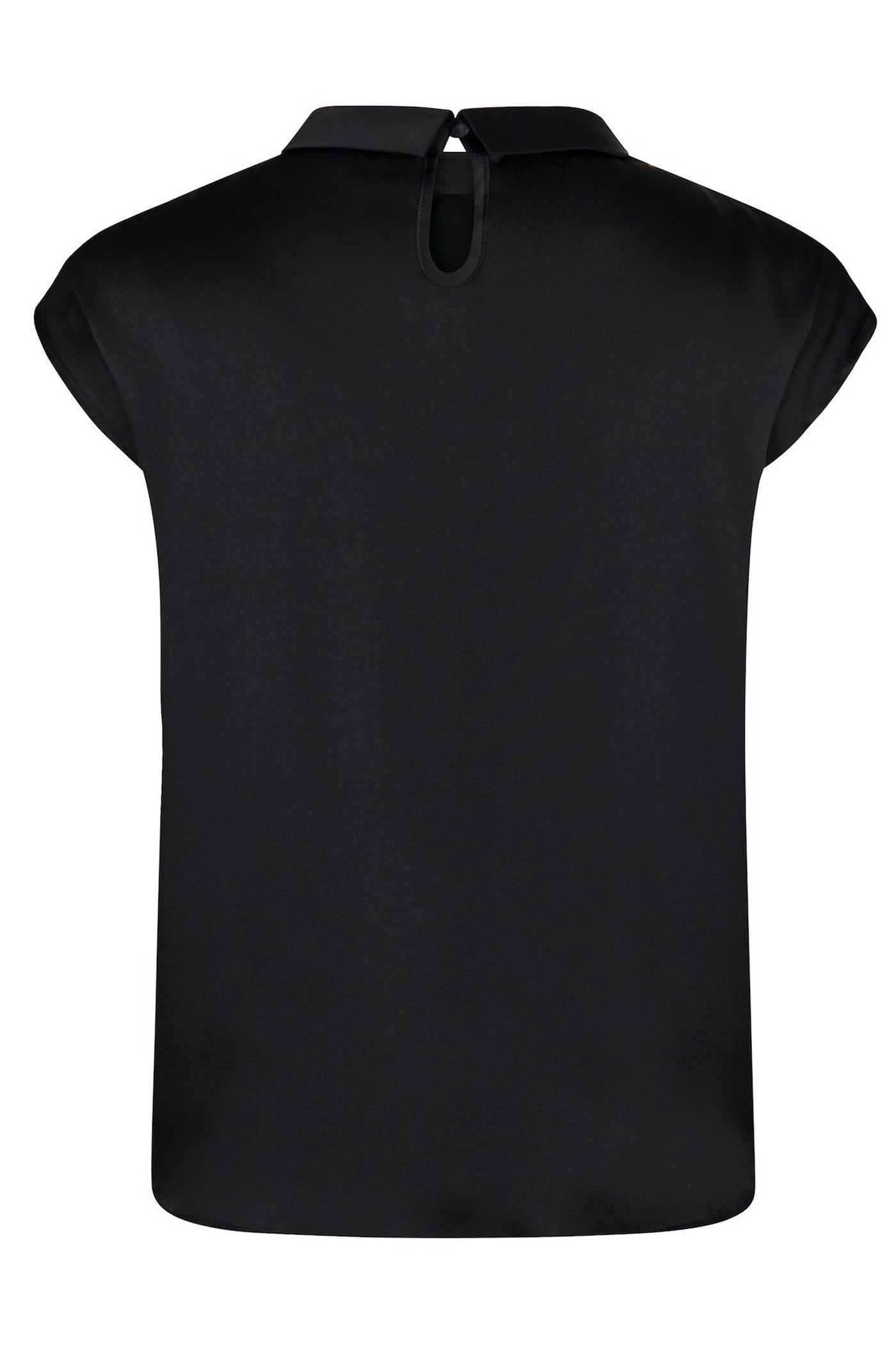 Fleur Drapy Satin Black - 160990