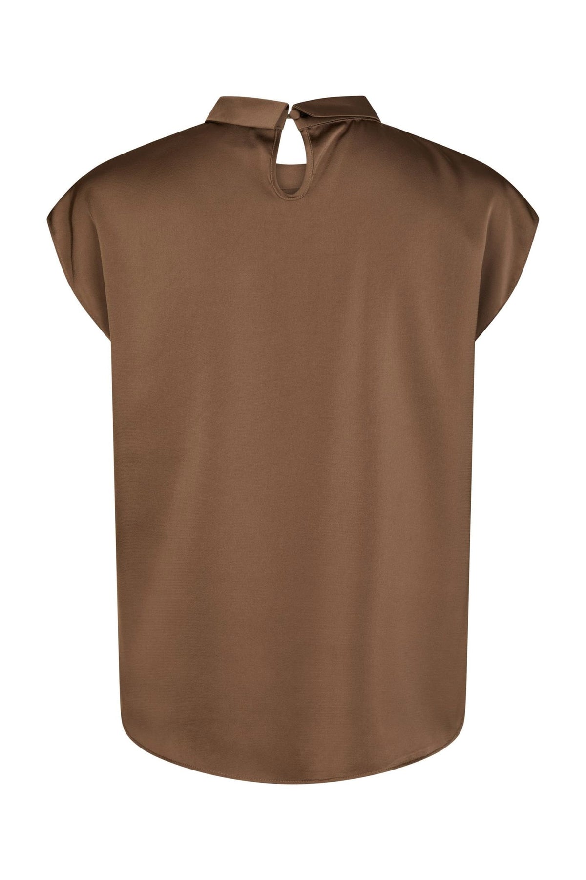Fleur Drapy Satin Dusty Brown - 160990