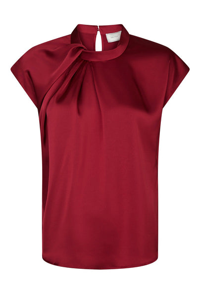 Fleur Drapy Satin Wine - 160990 Thumbnail