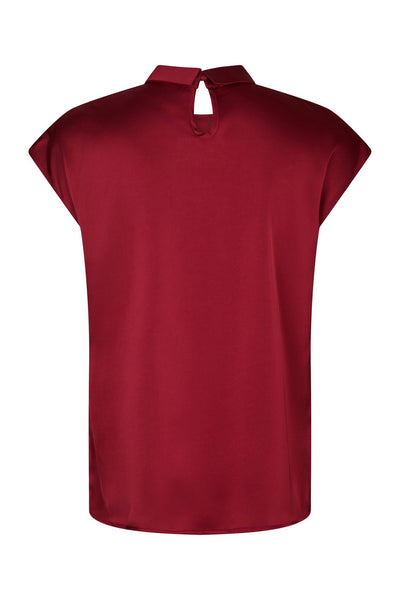 Fleur Drapy Satin Wine - 160990 Thumbnail