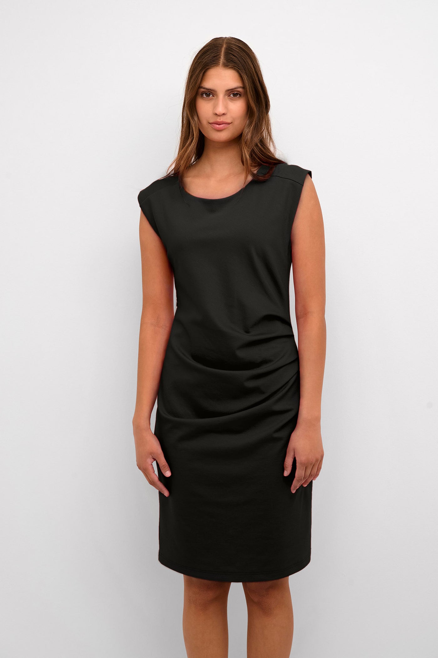KAindia Round-Neck Dress Black deep - 10508422