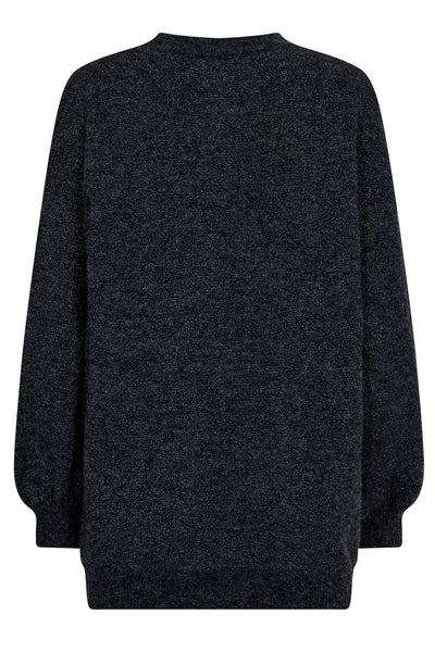 CozyCC Maxi Lurex Knit Antracit - 32110 Thumbnail