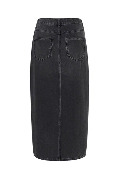 MWLouis Wrap 123 Skirt Black Wash - 10703793 Thumbnail