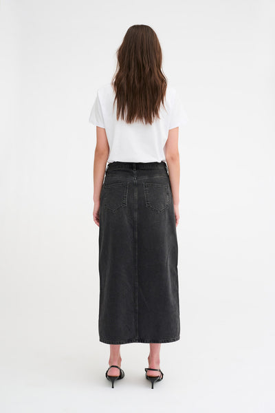 MWLouis Wrap 123 Skirt Black Wash - 10703793 Thumbnail