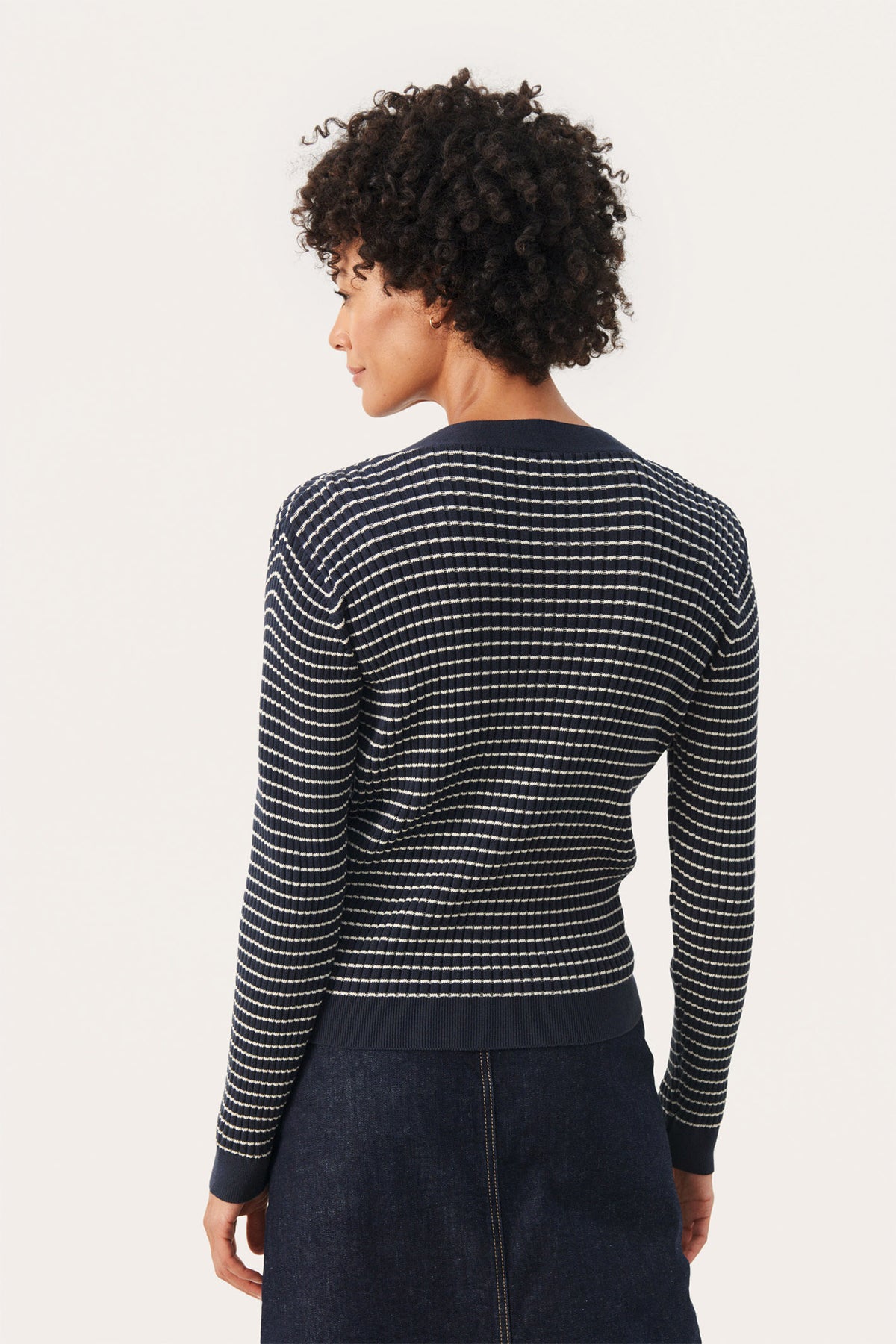 FlickaPW PU Dark Navy Stripe - 30308304