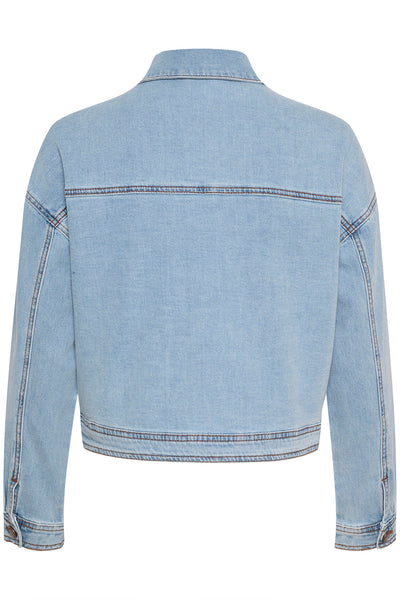 LaraMW 115 Jacket Light Blue Wash - 10704572 Thumbnail