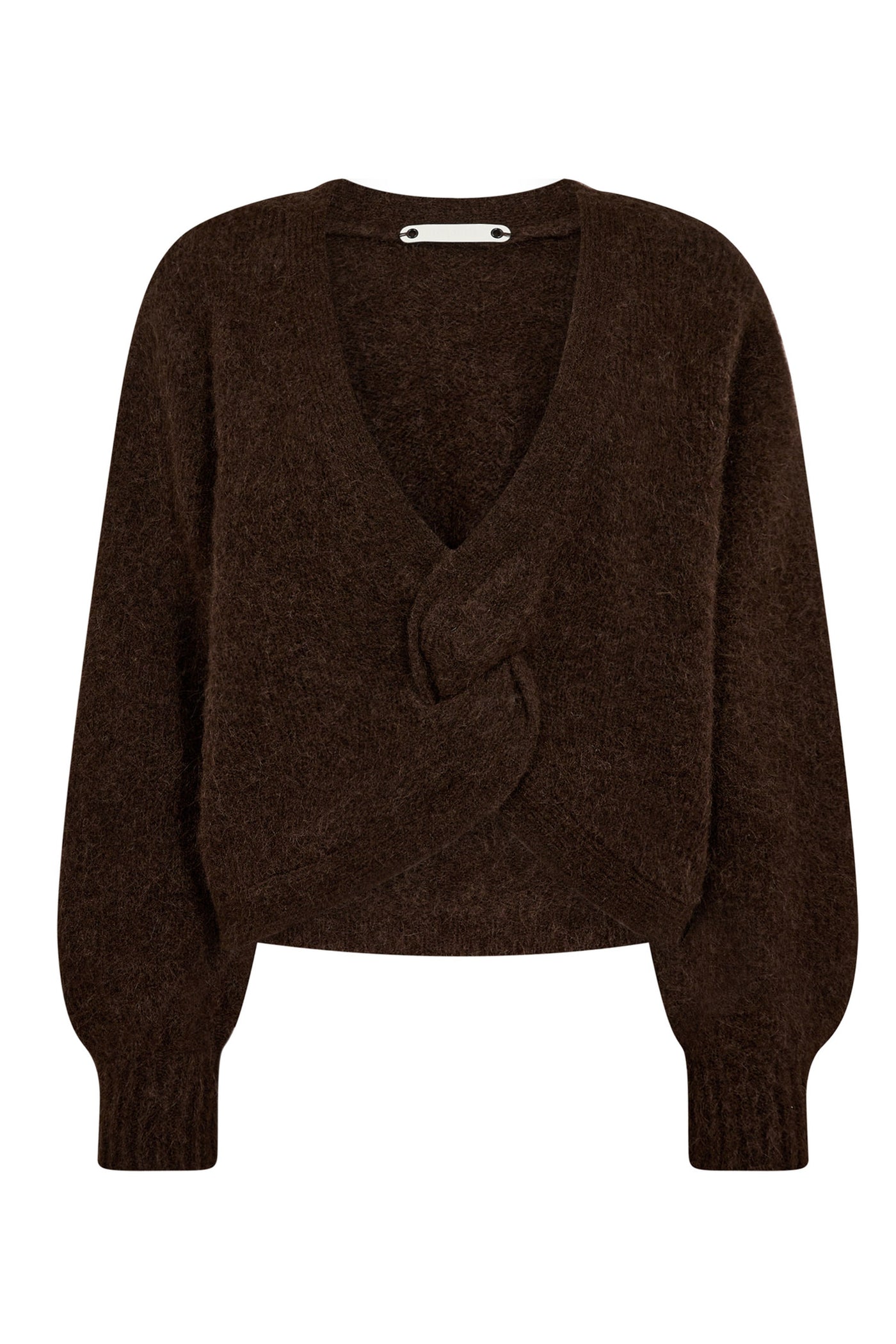 CozyCC Twist Back Knit 83-Mocca - 32127