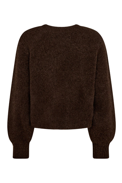 CozyCC Twist Back Knit 83-Mocca - 32127 Thumbnail