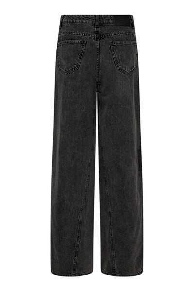 VikaCC Wide Seam Jeans 96-Black - 31185 Thumbnail