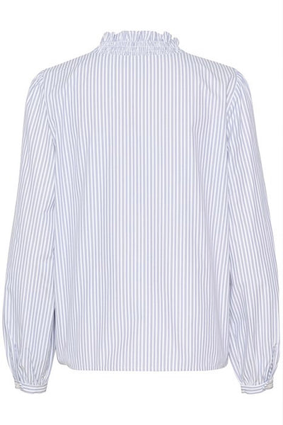 KAmaibritt Shirt Blue and white stripe - 10508218 Thumbnail