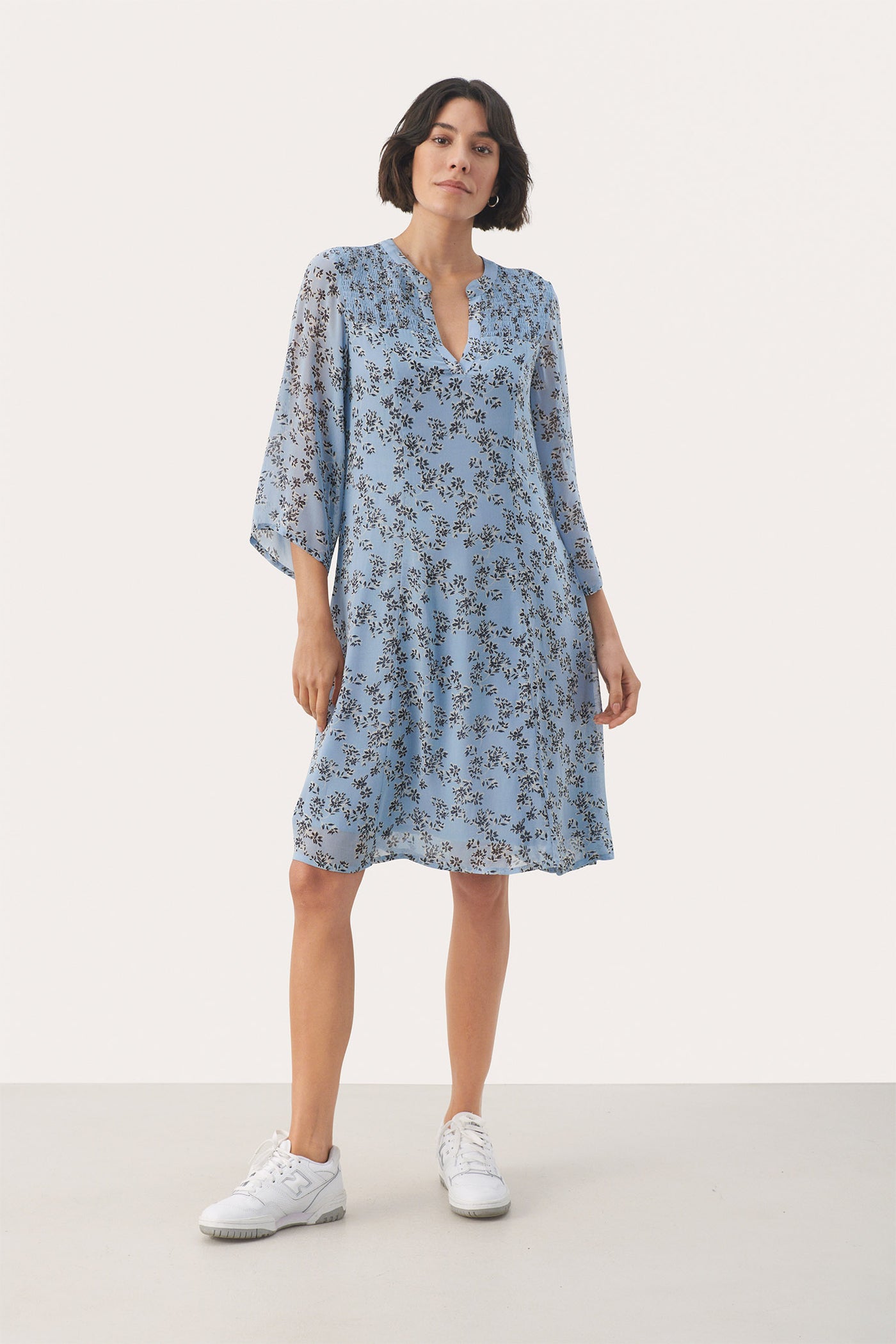 ElkaPW DR Faded Denim Scattered Flower - 30308413