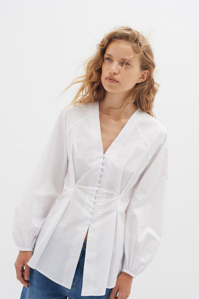 HelveIW Blouse Pure white - 30109109 Thumbnail