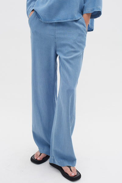 PhilipaIW Pant Light Blue Denim - 30109178 Thumbnail