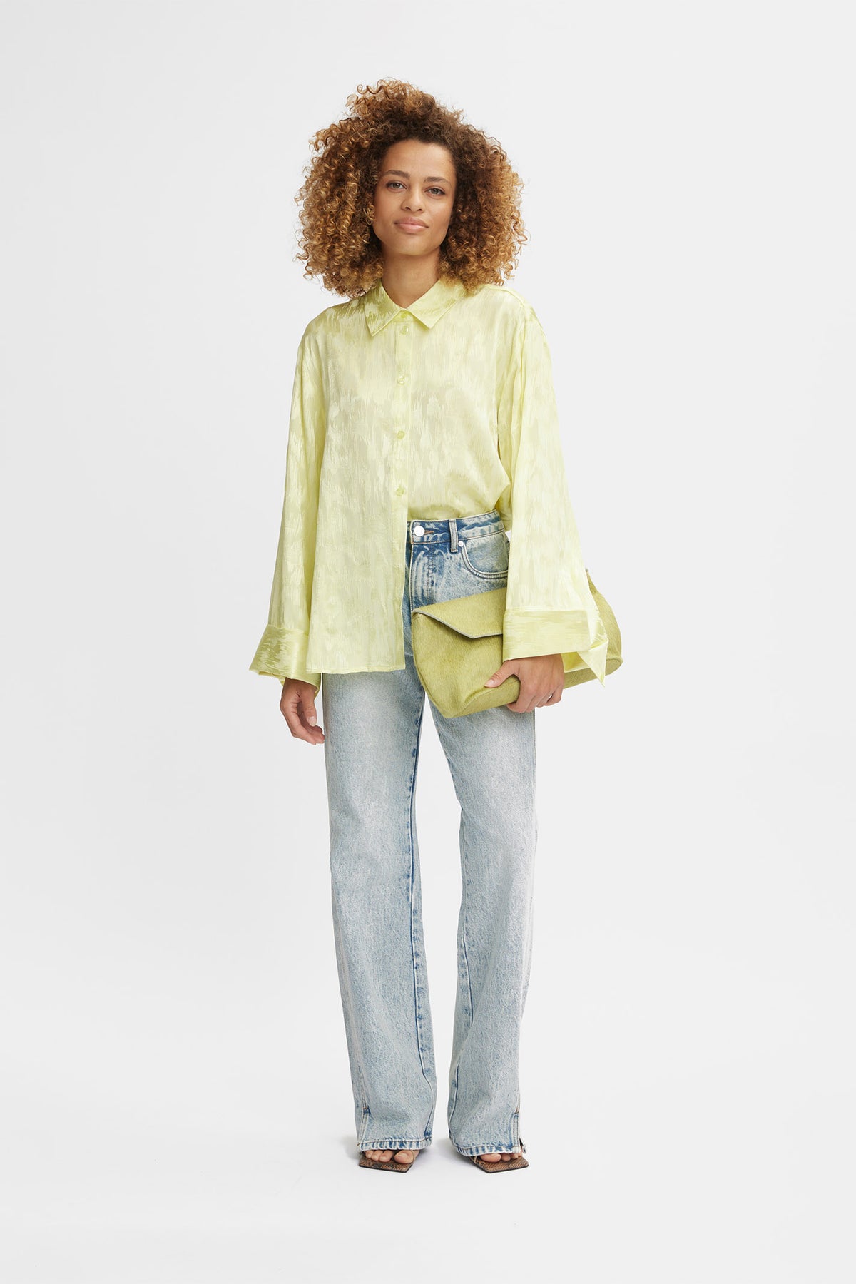 AcidaGZ HW straight jeans Light Blue Acid Wash - 10908903