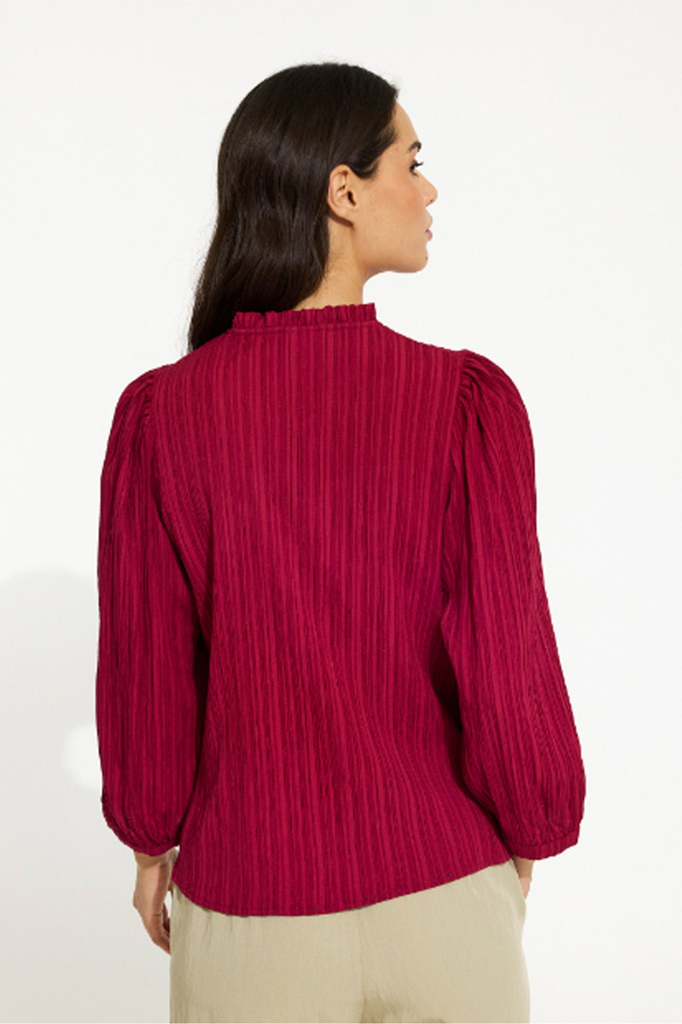 Tove blouse Burgundy - 16121