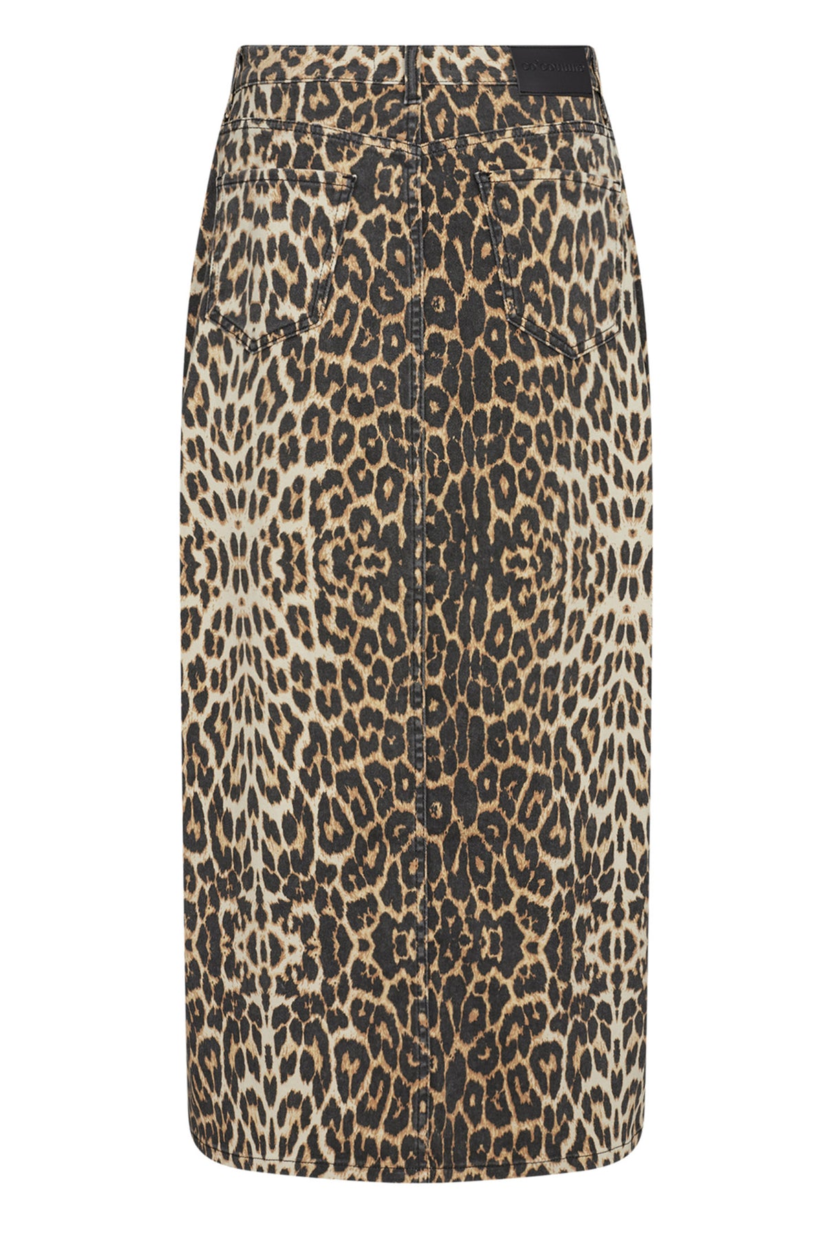 LeoCC Denim Slit Skirt KHAKI - 34110