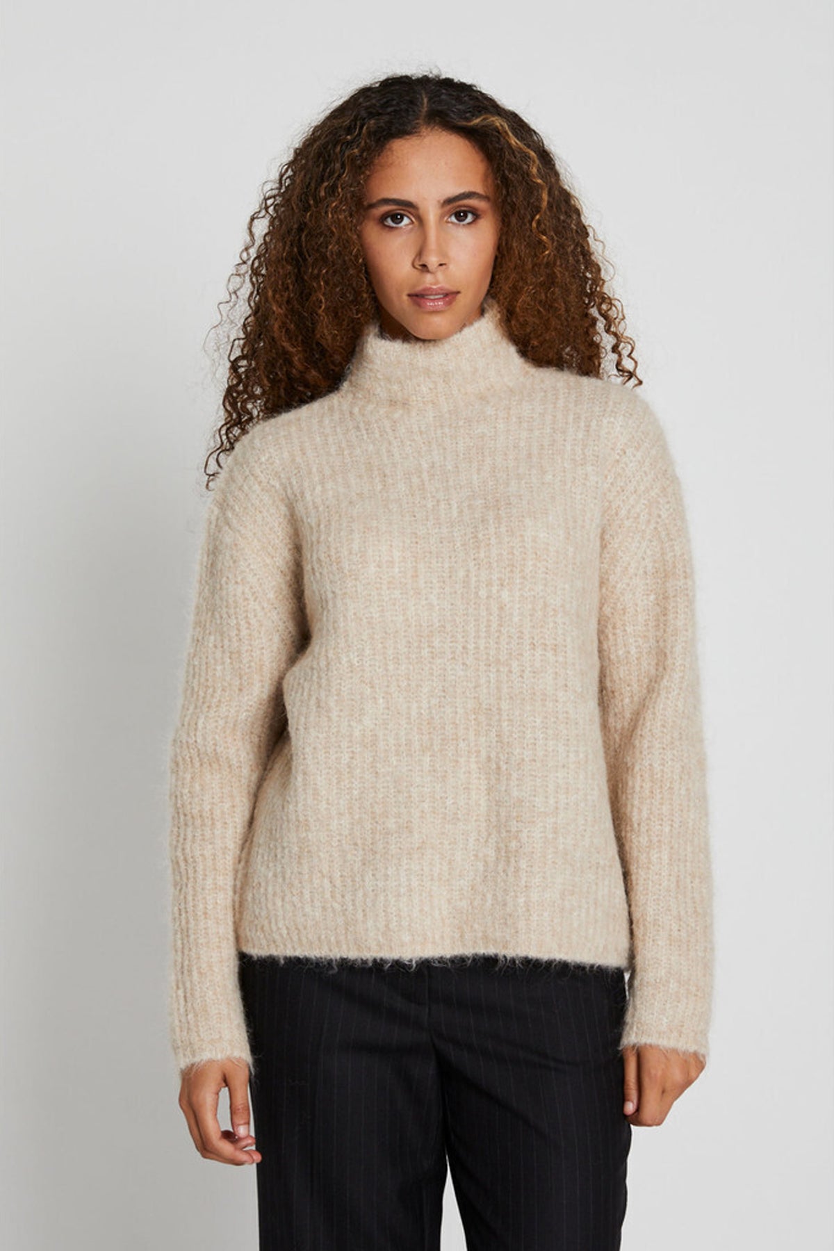 SyringaBBRika knit BEIGE MELANGE - BBW2465