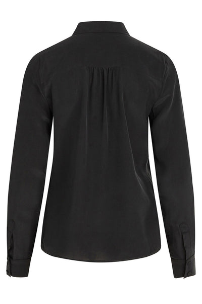 LillieBBCorinna silkshirt Black - BBW3101 Thumbnail