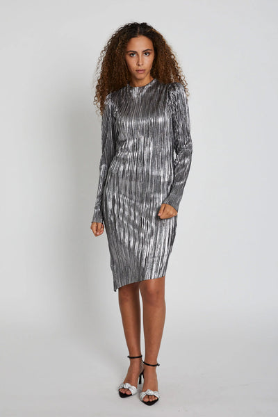 GroundberryBBMaggie dress Black w silver - BBW3707 Thumbnail
