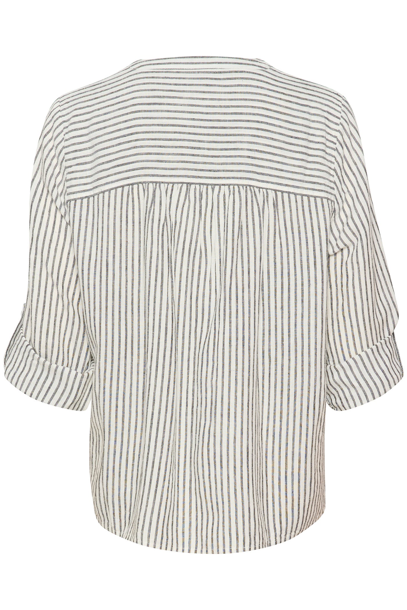 KAmilia Blouse Chalk/Black Stripe