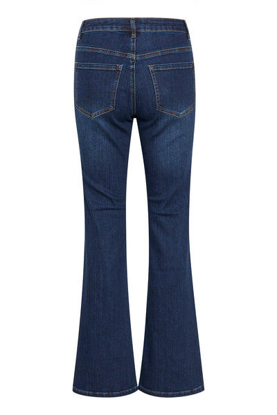 KAsinem Flared Jeans Medium Blue Denim - 10508464 Thumbnail