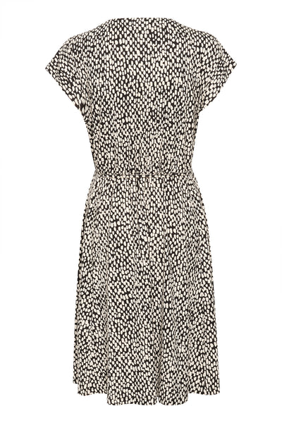 KAbella Jersey Dress Black/Chalk Graphic Dot Thumbnail