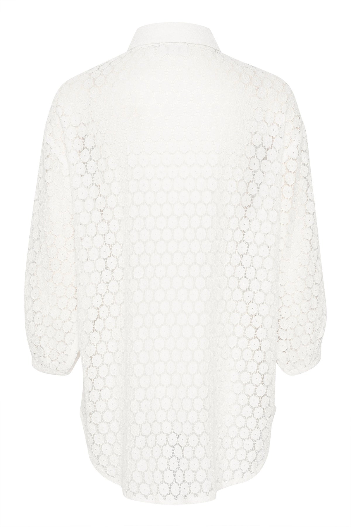 KAloren Lace Shirt Chalk - 10508509