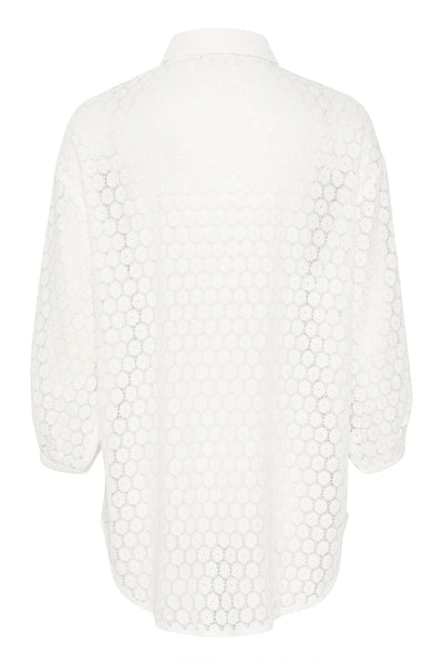 KAloren Lace Shirt Chalk - 10508509 Thumbnail