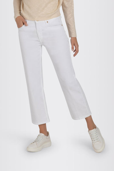 CULOTTE D010-white denim - 5984/9B 0391L Thumbnail