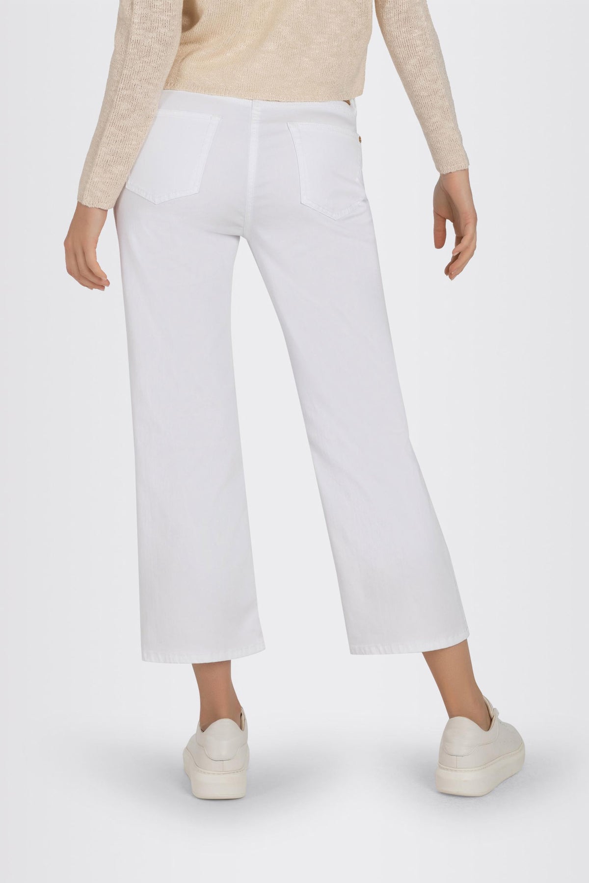 CULOTTE D010-white denim - 5984/9B 0391L