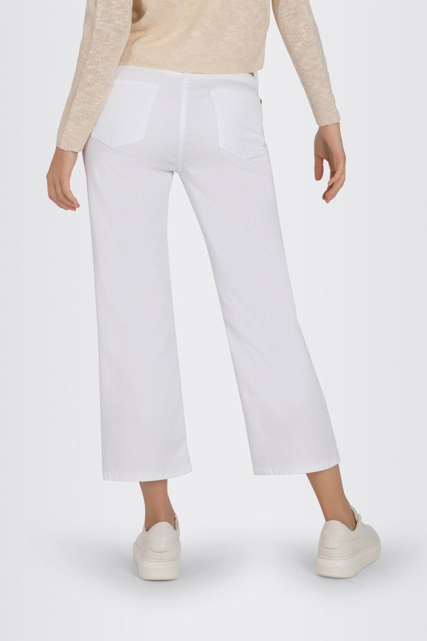 CULOTTE D010-white denim - 5984/9B 0391L